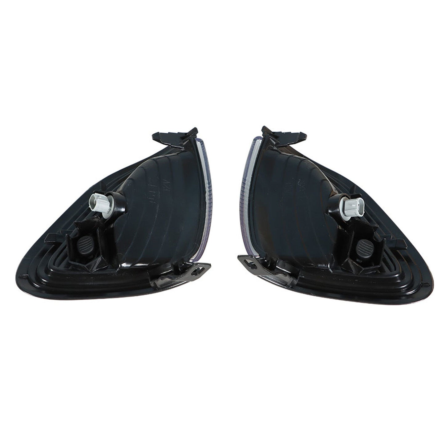 munirater Pair of Park Signal Corner Marker Lights w/Black Trim or Chrome Trim Replacement for 2001-2004 Tacoma Pickup Truck 8162004090C0 8161004090C0