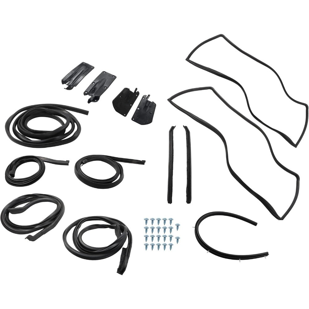Weatherstrip Seal Kit for 1967-1968 Ford Mustang Coupe, 14-Piece