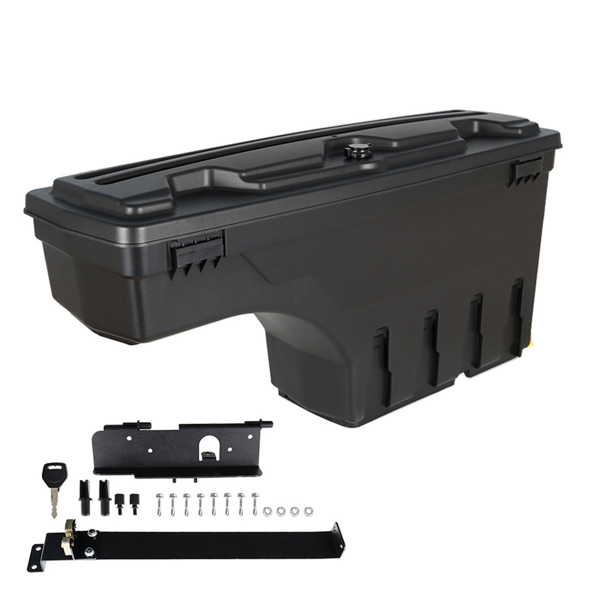 munirater Truck Bed Storage Box Tool Box Replacement for Toyota Tundra 2007-2020 Pickup Waterproof Rear Right Passenger Side