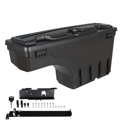 munirater Truck Bed Storage Box Tool Box Replacement for Toyota Tundra 2007-2020 Pickup Waterproof Rear Right Passenger Side
