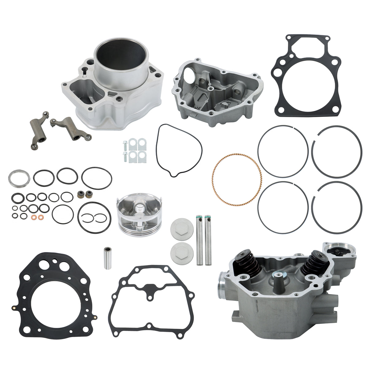 Cylinder Head Cylinder Sleeve & Cover Kit for Honda TRX420