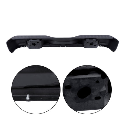 Steel Rear Bumper Assembly Black Replacement for E150 1992-2014 Replacement for E250 1992-2014 Replacement for E350 1999-2014