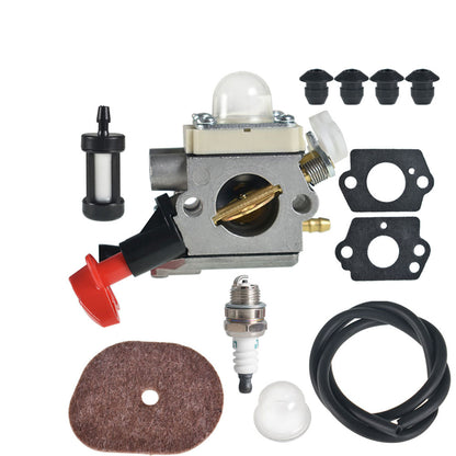 Zama Carburetor Kit Replacement with Fuel Filter Line Trimmer Weed Eater Parts