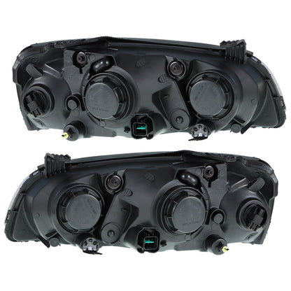 munirater Left&Right Side Headlights Headlamps Claer For 2004-2006 Hyundai Elantra