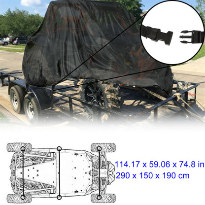 munirater Side by Side Utility Vehicle UTV Cover Replacement for Polaris Ranger RZR 500 570 800 900