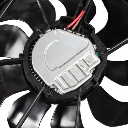 munirater Engine Radiator Condenser Cooling Fan Assembly Replacement for 2017-2021 Model 3 107708400D 107708400E 1077084-00-E 12V 400W Black