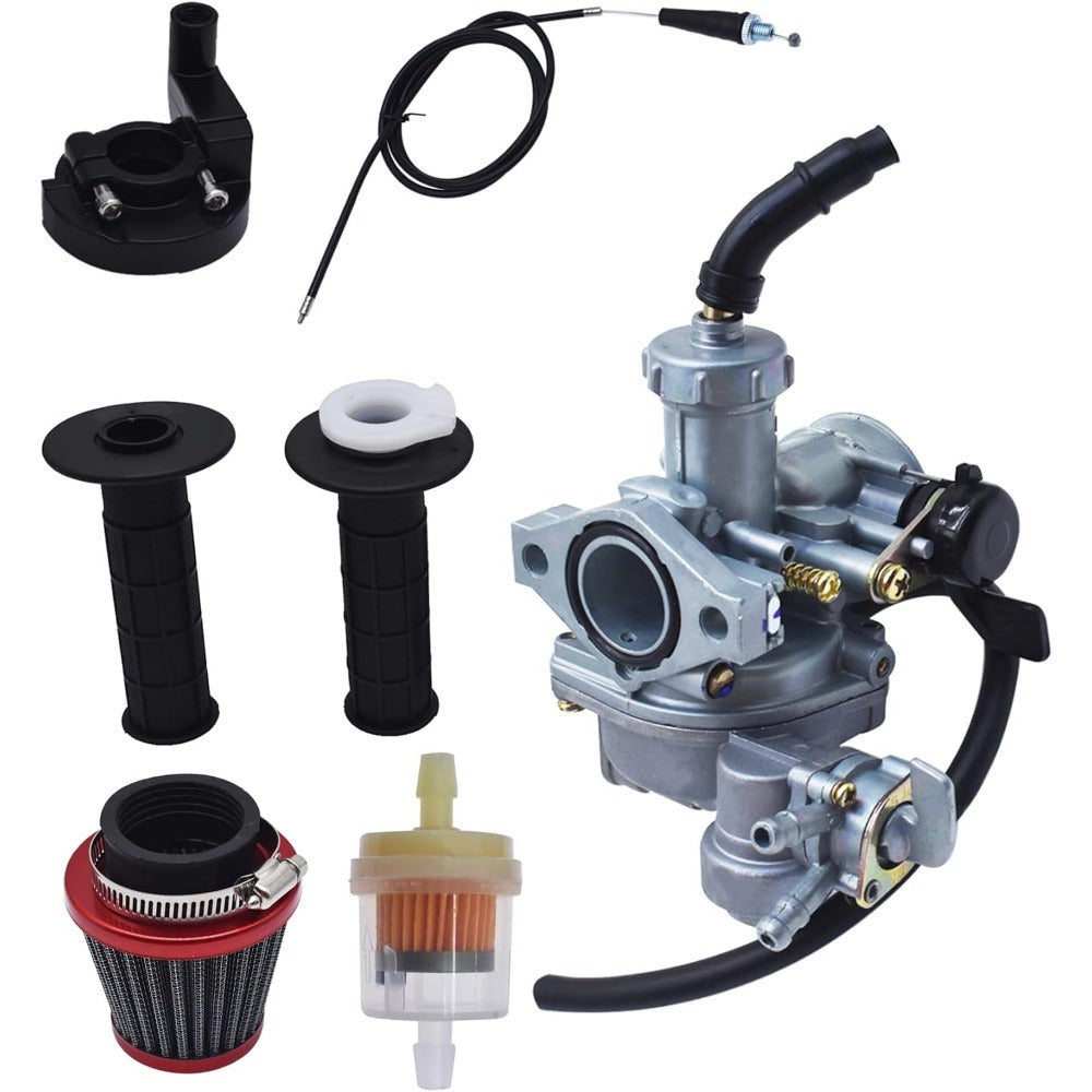 22mm Carburetor Kit with Cable, Filters and Grips for Honda CT90 CT110
