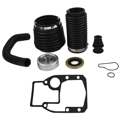 munirater Rubber Bellows Boot Transom Repair Kit Water Hose Gimbal Bearing Seal Replacement for Most Cobra 1986-1993 transom Assemblies