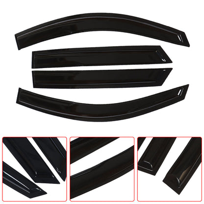 munirater Side Window Visors Rain Guard Wind Vent Shade Deflector Replacement for 2016-2021 Hyundai Tucson