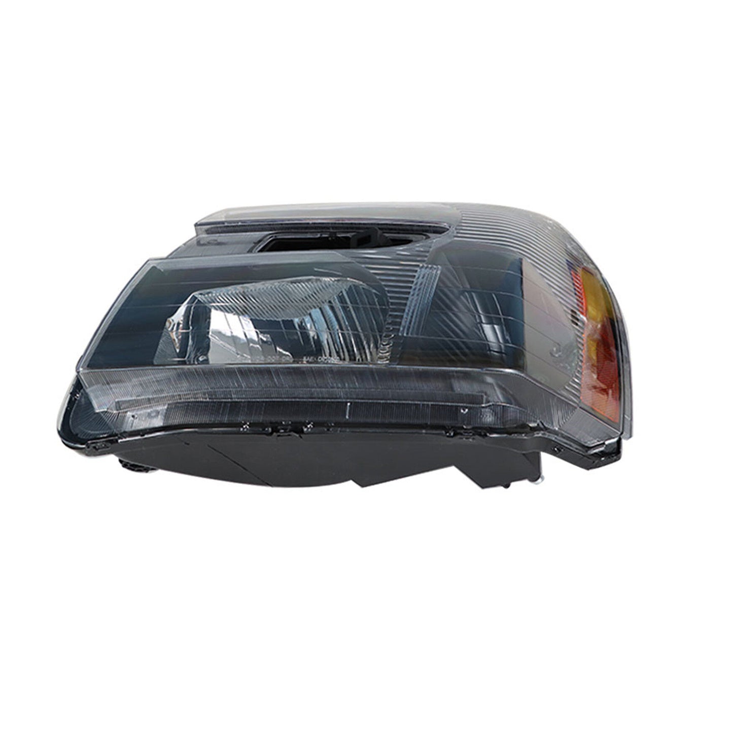 munirater Headlight Assembly Driver and Passenger Side Black Headlamp Replacement for 2005-2009 Equinox with Amber Corner 15888058, 15888059