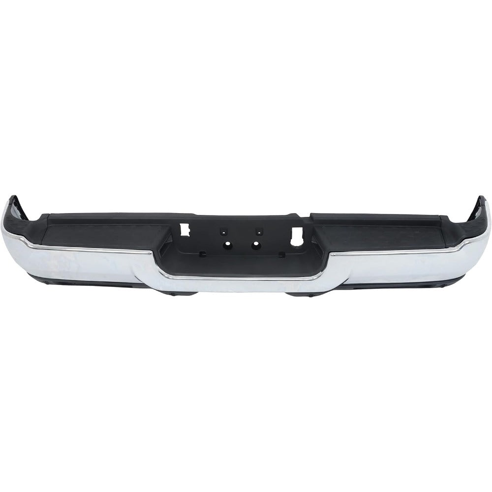 Chrome Rear Step Bumper for Ram 2500 2019-2024, with Sensor and Light Openings, CH1103185