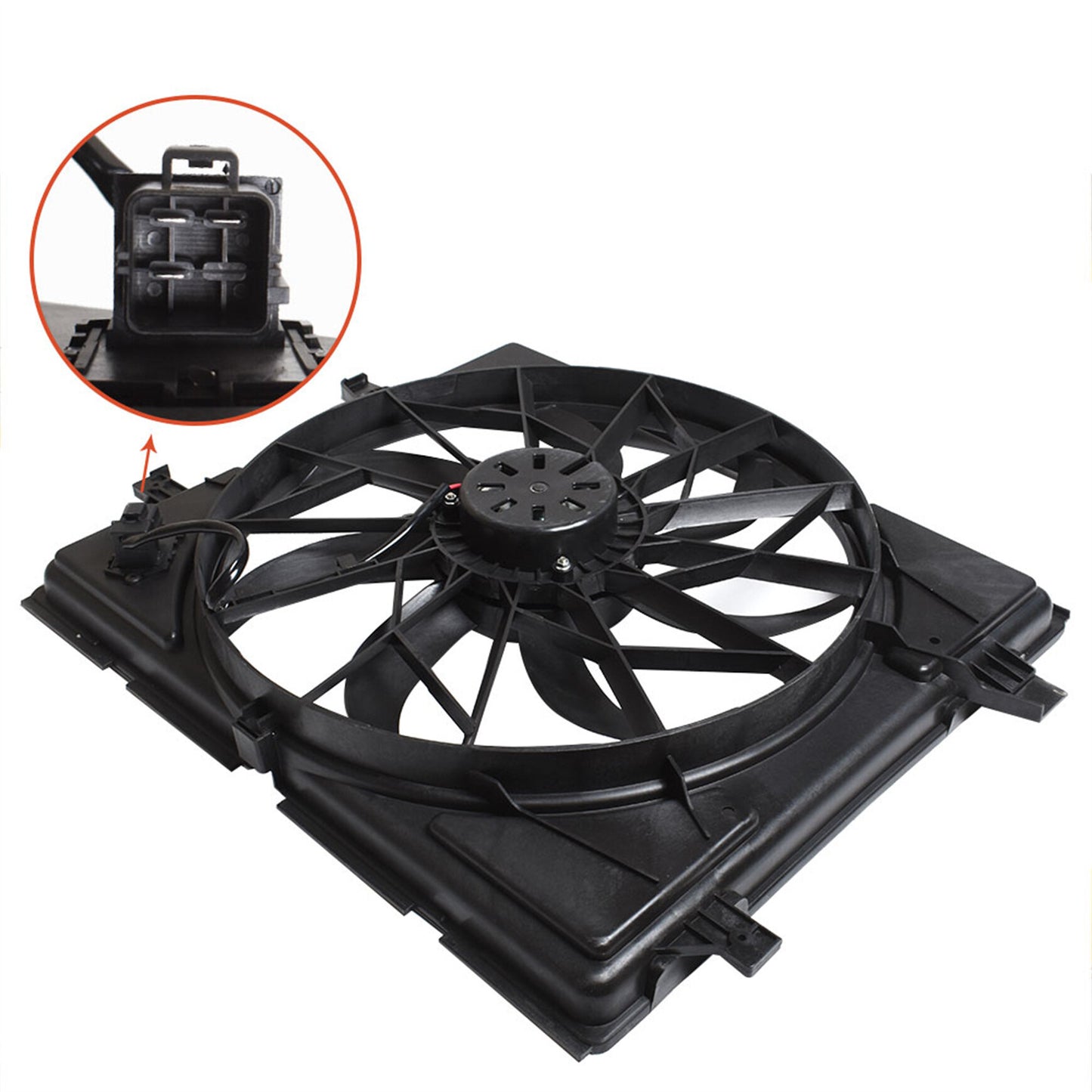 munirater Radiator Cooling Fan Replacement for 2011-2021 Durango Grand 55037992AD CH3115170