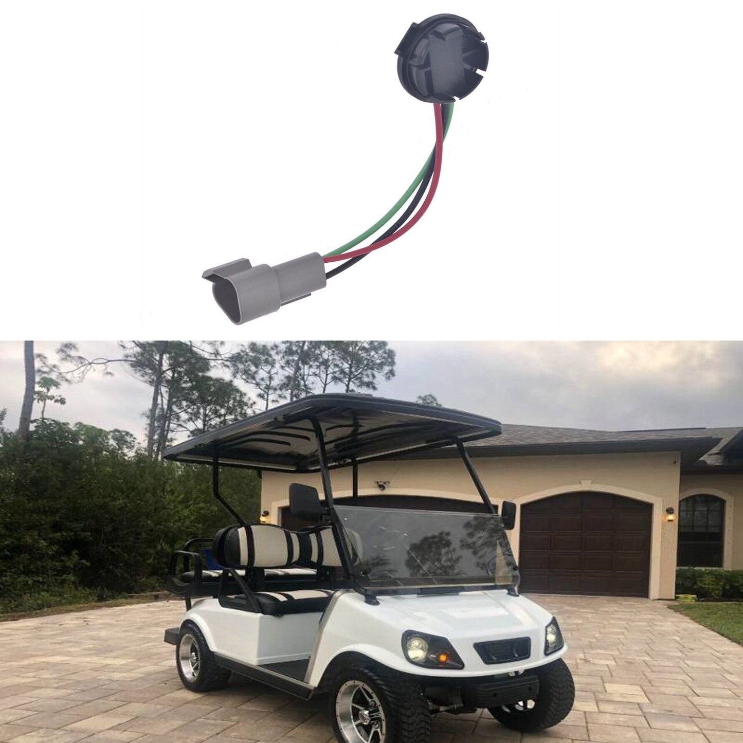 munirater Speed Sensor Replacement for Club Car Golf Cart DS IQ & Precedent with GE Motor, Only Old Style 102265601