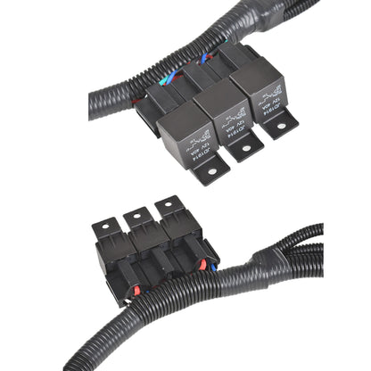 munirater Dual Electric Fan Wiring Harness 7L5533A226T Replacement for 1999-2006 ECU Control