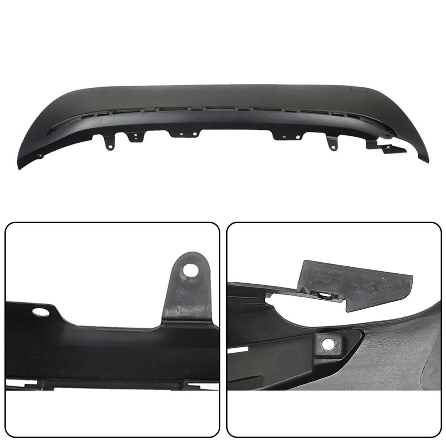 munirater Rear Bumper Lower Valance Moulding Trim Cover Black Replacement for 2020 2021 Corolla 5216902060 52169-02060