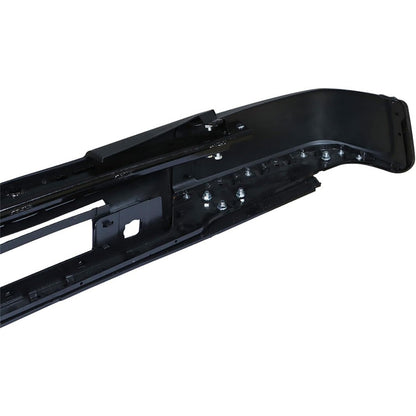 Black Rear Step Bumper Assembly for Chevrolet Silverado 1500 & GMC Sierra 1500 2007-2013, without Sensor Holes