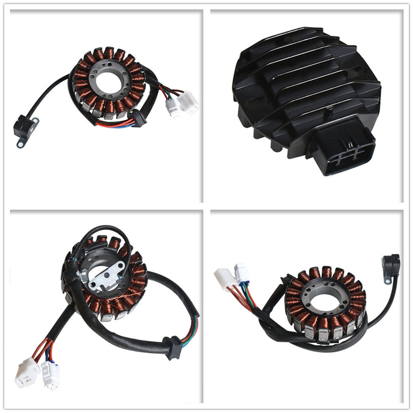 munirater Stator & Regulator Rectifier Replacement for Suzuki LT-Z400 LTZ400 Quadsport Z400 2003-2008