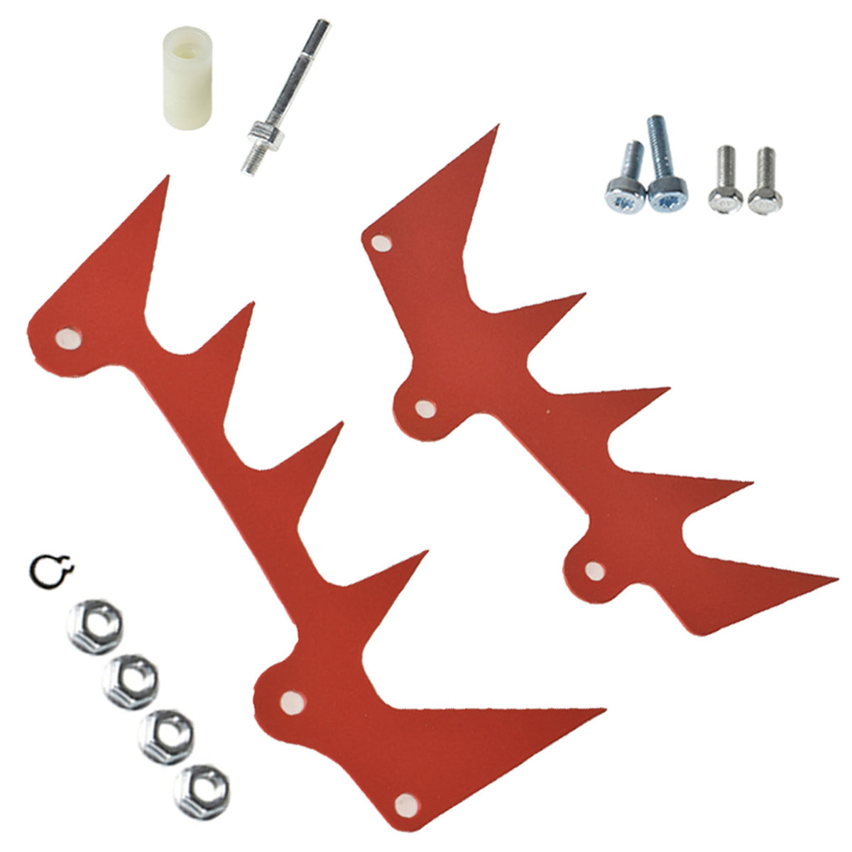 munirater Dual Felling Red Dog Bumper Spikes Catcher Set Replacement for 029 039 MS271 MS290 MS291 MS361 MS390 MS310 MS311 Chainsaw Parts