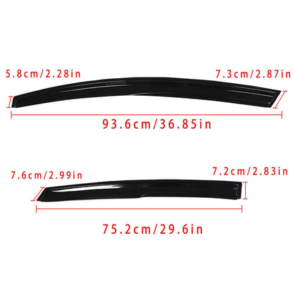 munirater Side Window Visor Vent Sun Rain Guard Deflector Replacement for 2013-2020 Fusion