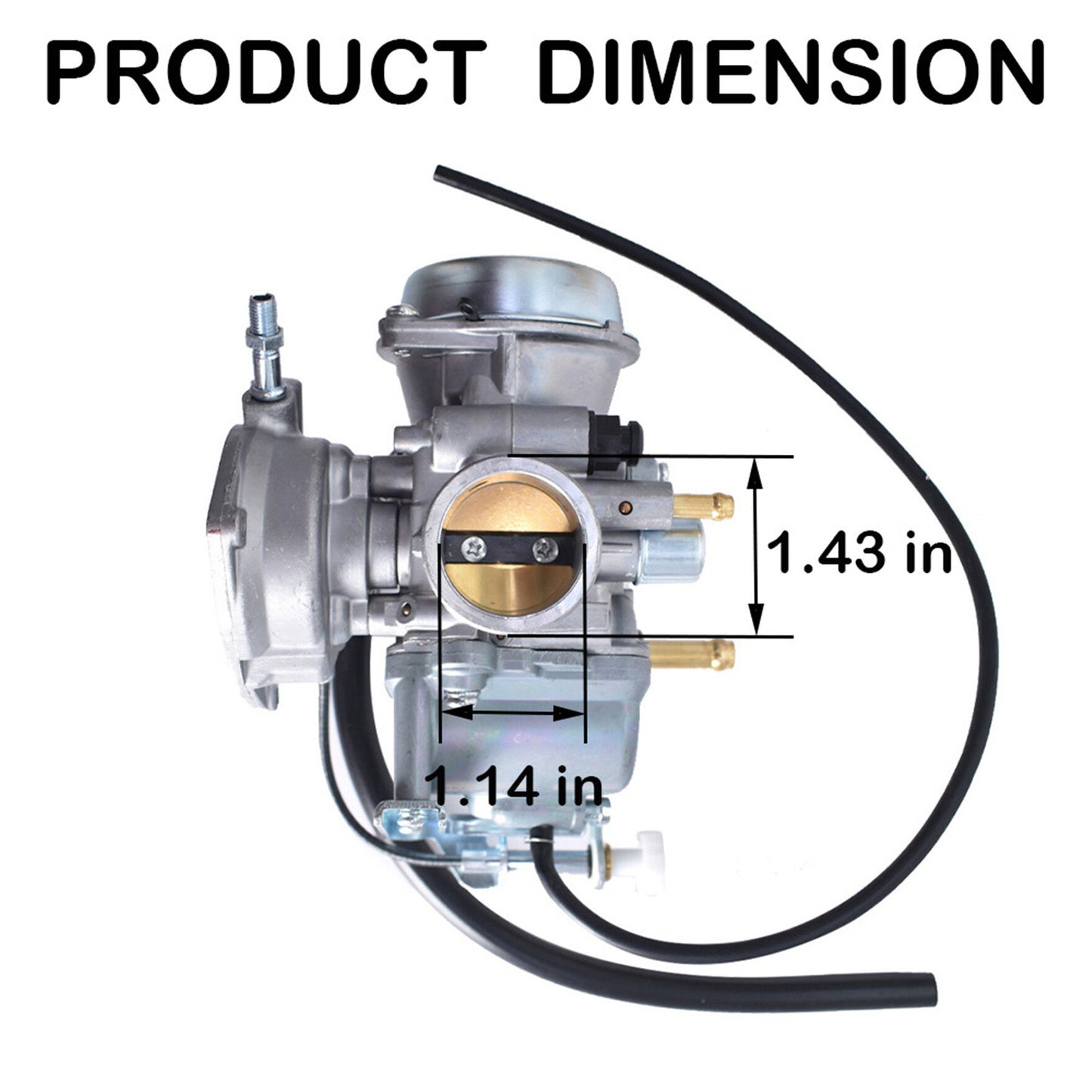 munirater Carburetor Carb Replacement for Suzuki LT-F250F Ozark 2x4 2002-2003/2002-2010 LT-F250 Ozark 2x4