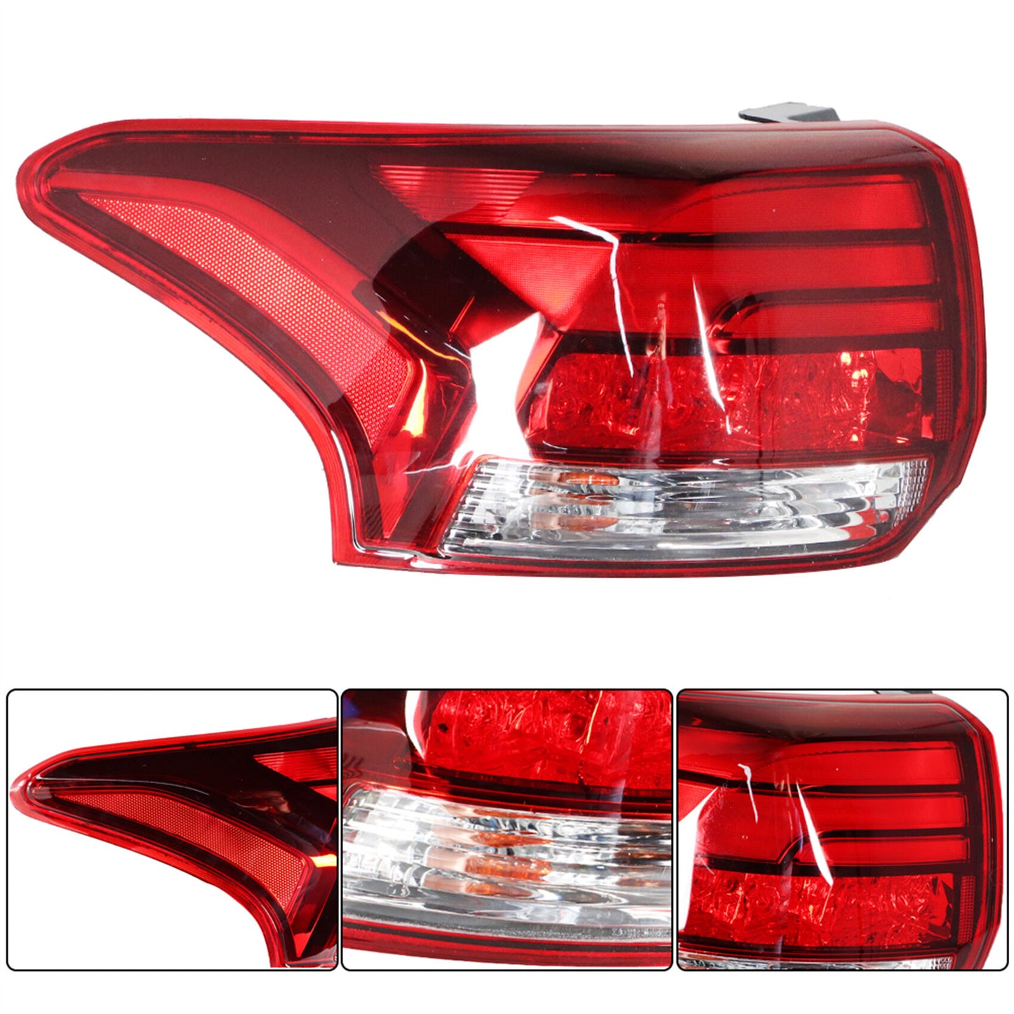 munirater 1-Pack Rear Left LED Tail Light Brake Lamp Assembly Replacement for 2016-2021 Mitsubishi Outlander Outer Driver Side 8330B177