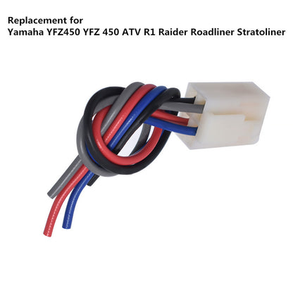 munirater Plug Repair Starter Solenoid Relay Wiring Harness Replacement for ATV YFZ450 Raider R1