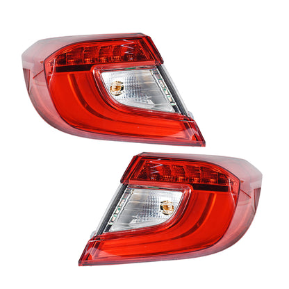 munirater 2-Pack Left and Right Outer Rear Tail Light Brake Lamp with LED Replacement for 2018-2021 Honda Accord Driver and Passenger Side 33550TVAA01 33500TVAA01