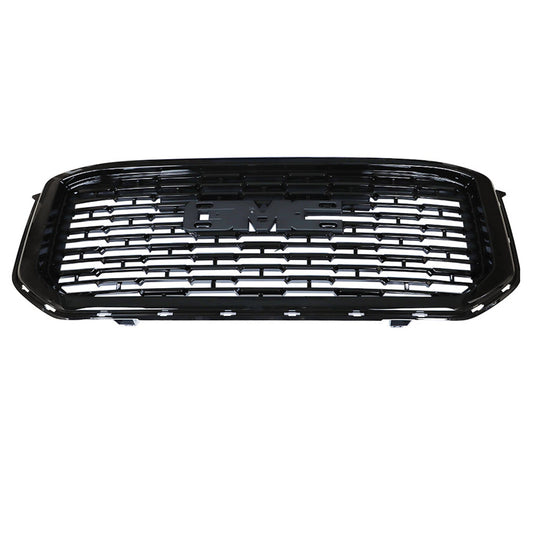 munirater Hood Upper Front Grille Glossy Black Replacement for 2015-2020 Yukon Sport Utility 4-Door