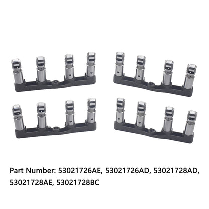 munirater Set of MDS Hydraulic Valve Lifters Replacement for 5.7L HEMI with Multi-Displacement System Lifters 53021726AE 53021726AD