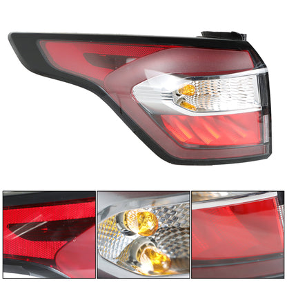 munirater Tail Light Brake Lamp Rear Light Clear Red Halogen Left Side Replacement for 2017-2019 Escape Kuga