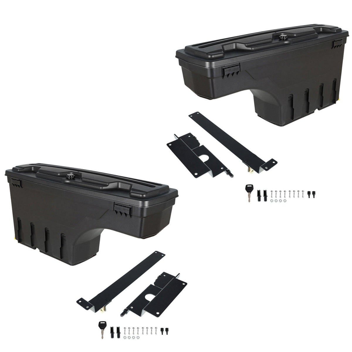 munirater Truck Bed Storage Box Case Lockable Toolbox Replacement for 2015-2021 Colorado/Canyon, 2 Pack Right Passenger Side&Left Driver Side SC103D