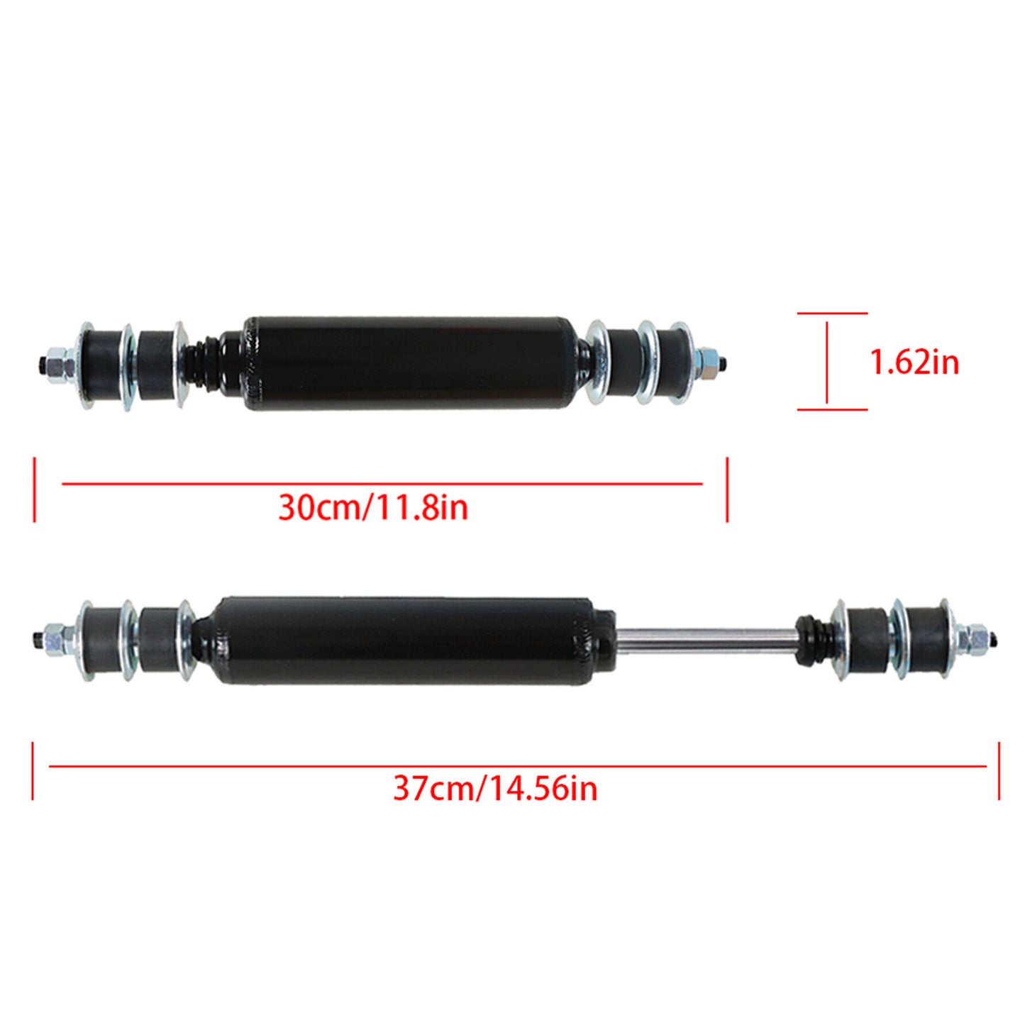 munirater 2 - Pack Rear Shock Absorbers Replacement for Club Car DS Precedent 1981 - Up Gas & Electric Golf Cart 1014236