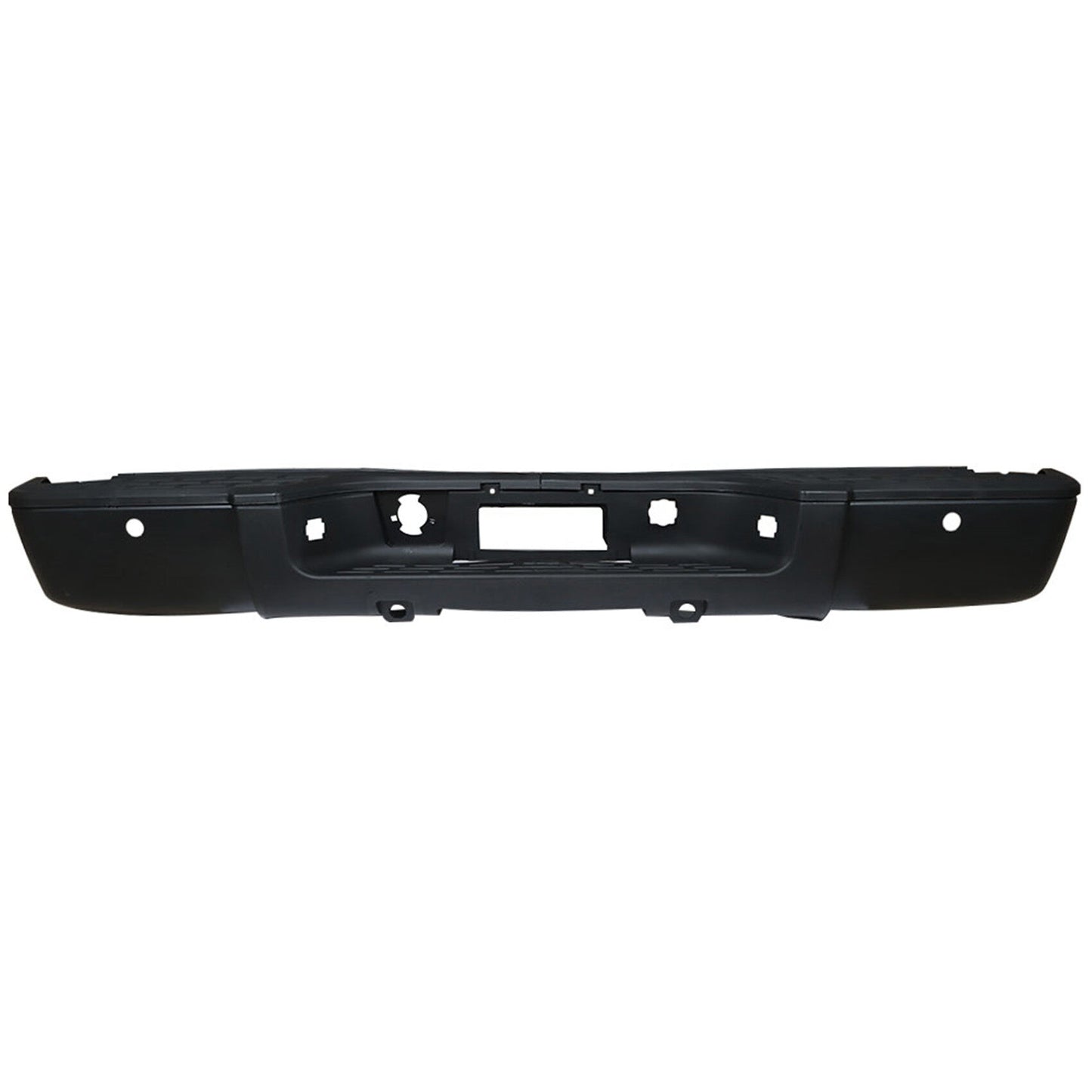 munirater Black Rear Step Bumper Steel with Object Sensor Replacement for 2007-2013 Silverado Sierra 1500 723650580769