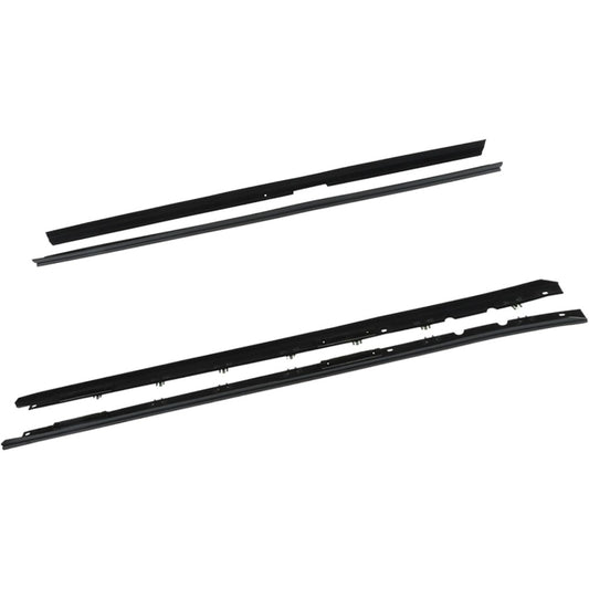 Window Sweep Weatherstrip Kit for 1984-1989 Chevrolet Corvette, 4-Piece