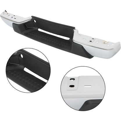 Chrome Steel Rear Step Bumper for Chevrolet Colorado & GMC Canyon 2008-2012, GM1103156