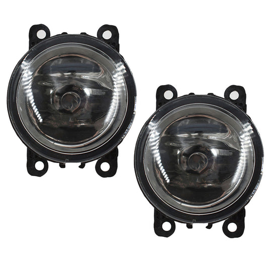 munirater Front Left+Right Fog Light Lamp For Acura Ford Honda Nissan Subaru Pair