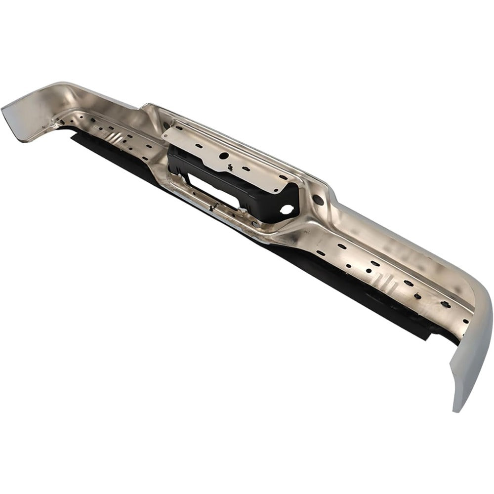 Chrome Rear Step Bumper for Ford F-150 2004-2006, without Sensor Holes, FO1103117