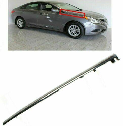 munirater Front Right Passenger Fender Garnish Chrome Molding Trim Replacement for 2011 2012 2013 2014 2015 Sonata 87771-3S000 87771-3S001