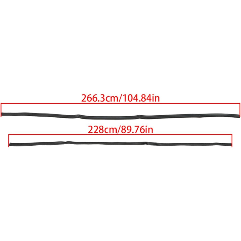 Door Glass Run Channel Seals for Toyota Land Cruiser & Lexus LX450