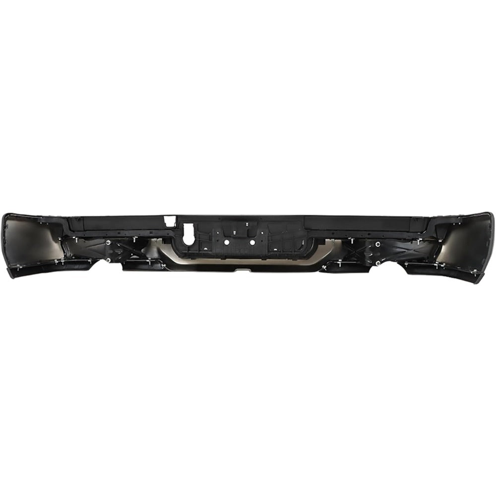 Chrome Rear Bumper Assembly for Ram 1500 2019-2023, without Sensor Holes, CH1103145
