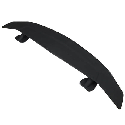 munirater Universal 52 Inches 2 Pedestal Rear Trunk Spoiler Wing Fin Tail with Light Matte Black