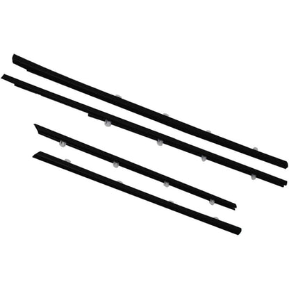 Rubber Window Weatherstrip Kit for 2012-2015 Honda Civic, 4-Piece