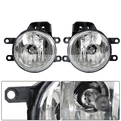 munirater 2-Pack Clear Lens Fog Lights Assembly with Daytime Running Lamps (Passenger & Driver Side) Replacement for Toyota Corolla S 2014-2016