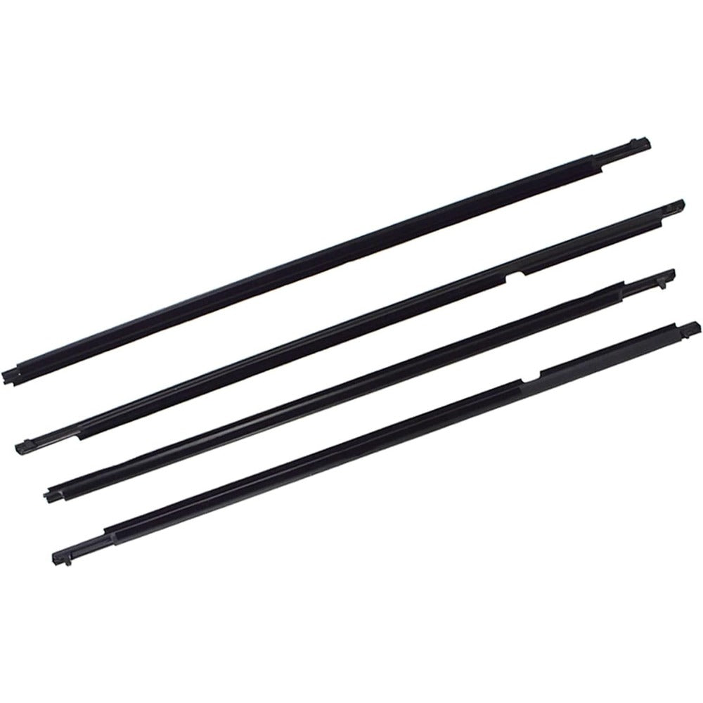 ABS Window Weatherstrip Molding Kit for 2008-2010 Toyota Highlander, 4-Piece