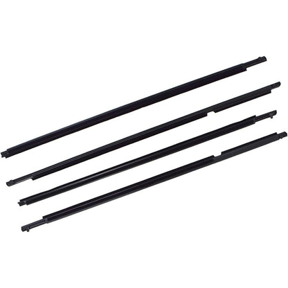 ABS Window Weatherstrip Molding Kit for 2008-2010 Toyota Highlander, 4-Piece