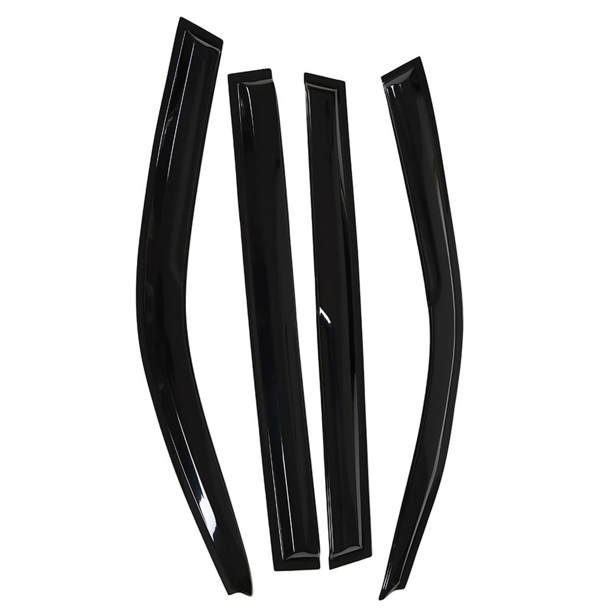 munirater Side Window Visor Vent Rain Guard Deflector Replacement for 2001-2007 Toyota Highlander