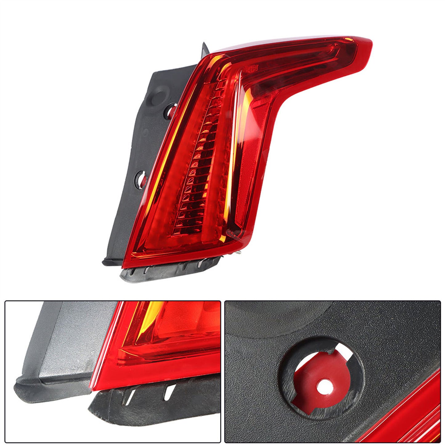 munirater 1-Pack Tail Light Assembly LED Red Passenger Side Replacement for 2017-2021 XT5