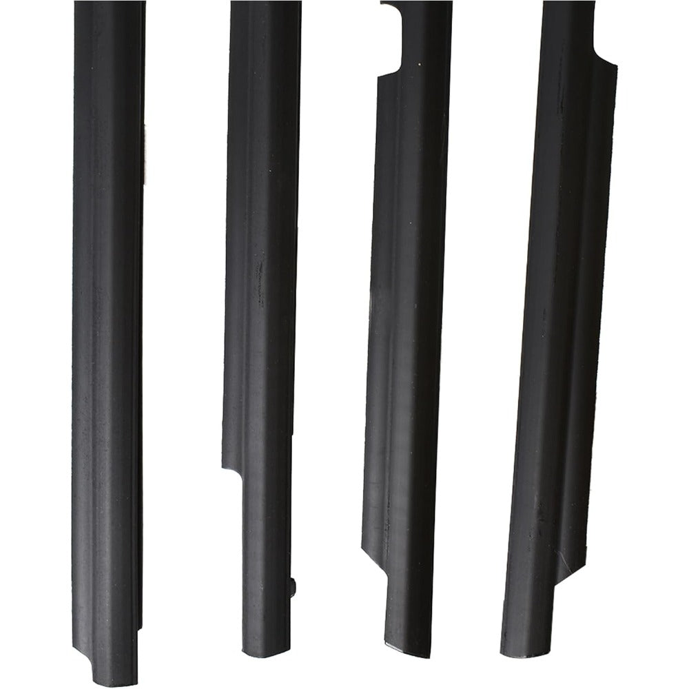 Black Window Weatherstrip Kit for 2009-2012 Toyota Corolla, 4-Piece, 75710-02210