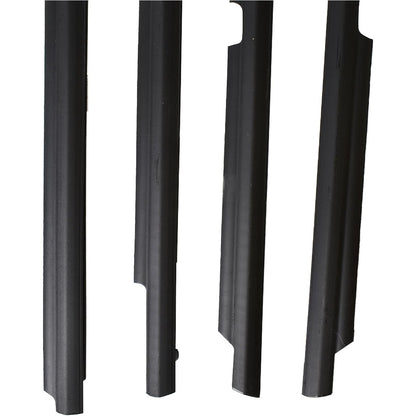 Black Window Weatherstrip Kit for 2009-2012 Toyota Corolla, 4-Piece, 75710-02210