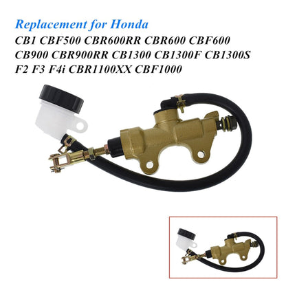 munirater Motorcycle Rear Brake Pump Master Cylinder Replacement for Honda CB1 CBR600RR CBR600 F2 F3 F4i CBR1100XX